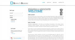 Desktop Screenshot of khannaandassociates.com