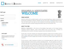 Tablet Screenshot of khannaandassociates.com